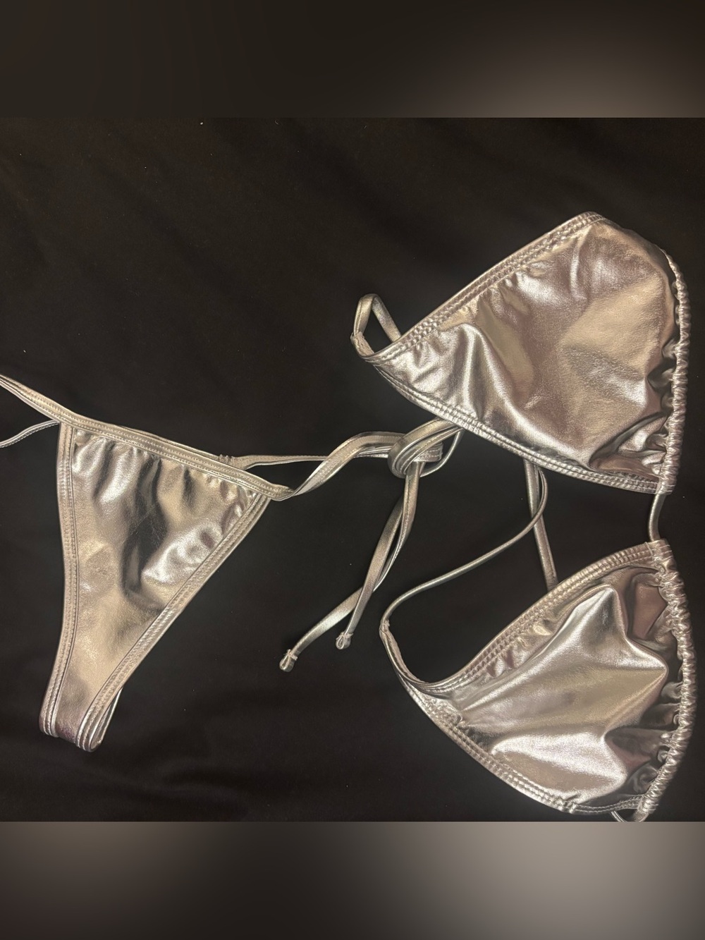 Bikini Sets - Gold , Silver & Black Metallic- 1 Set per Cost